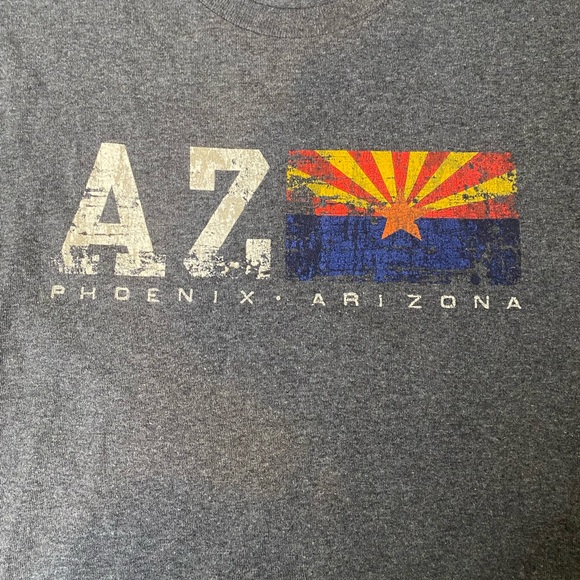 Phoenix, Arizona gray graphic T-shirt size large - Picture 4 of 5